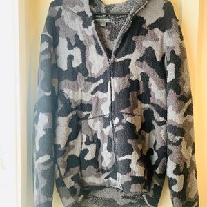 Barefoot Dreams Camo Zip Up